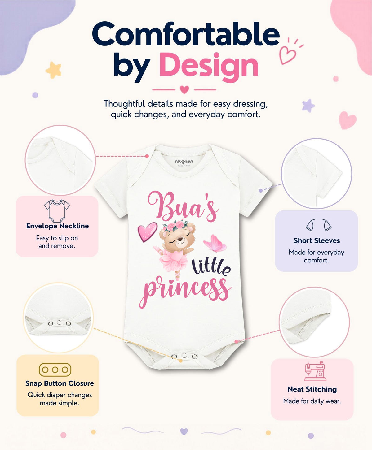No | Bua Little Princess - Romper