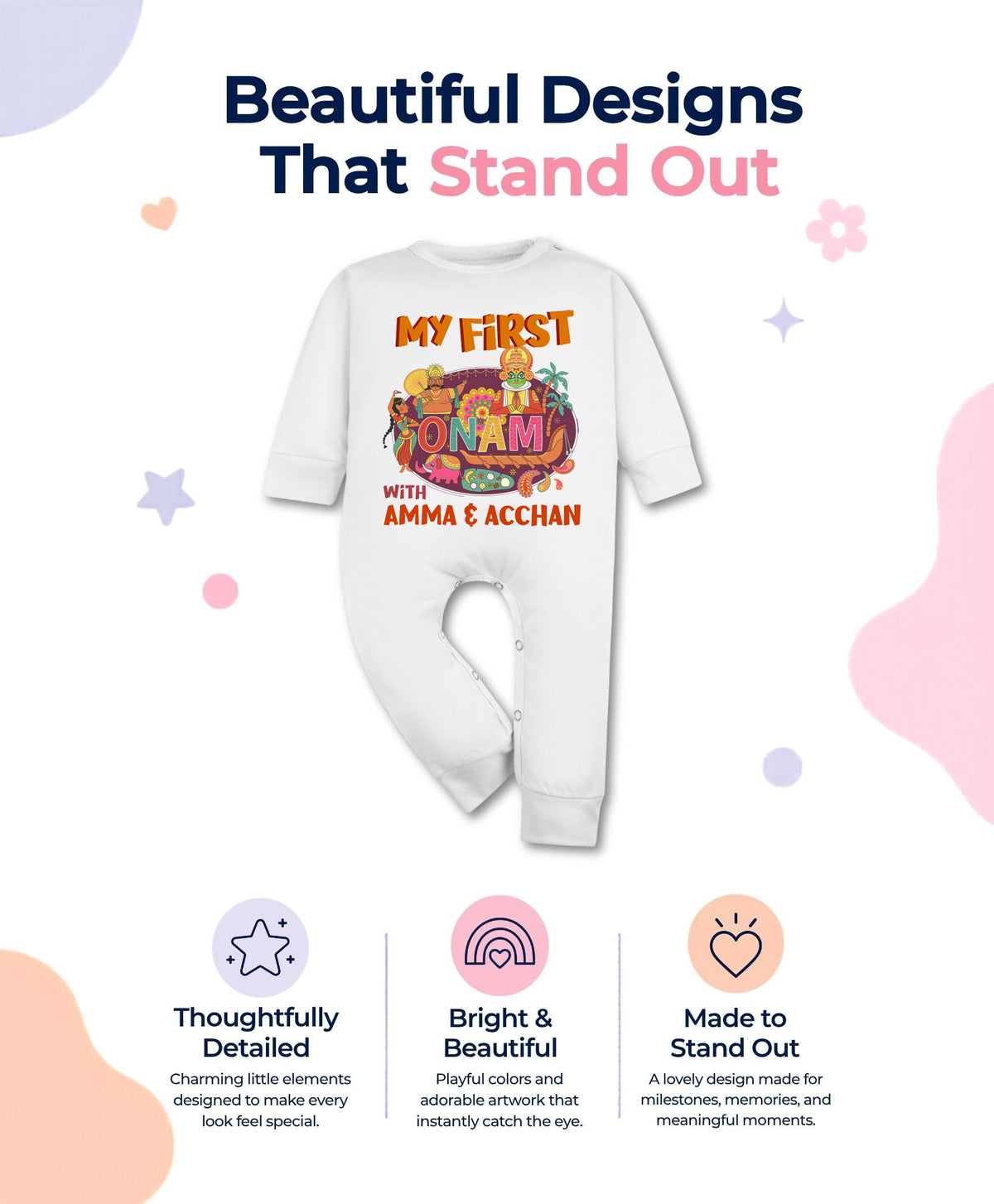No | My First Onam - Jumpsuit