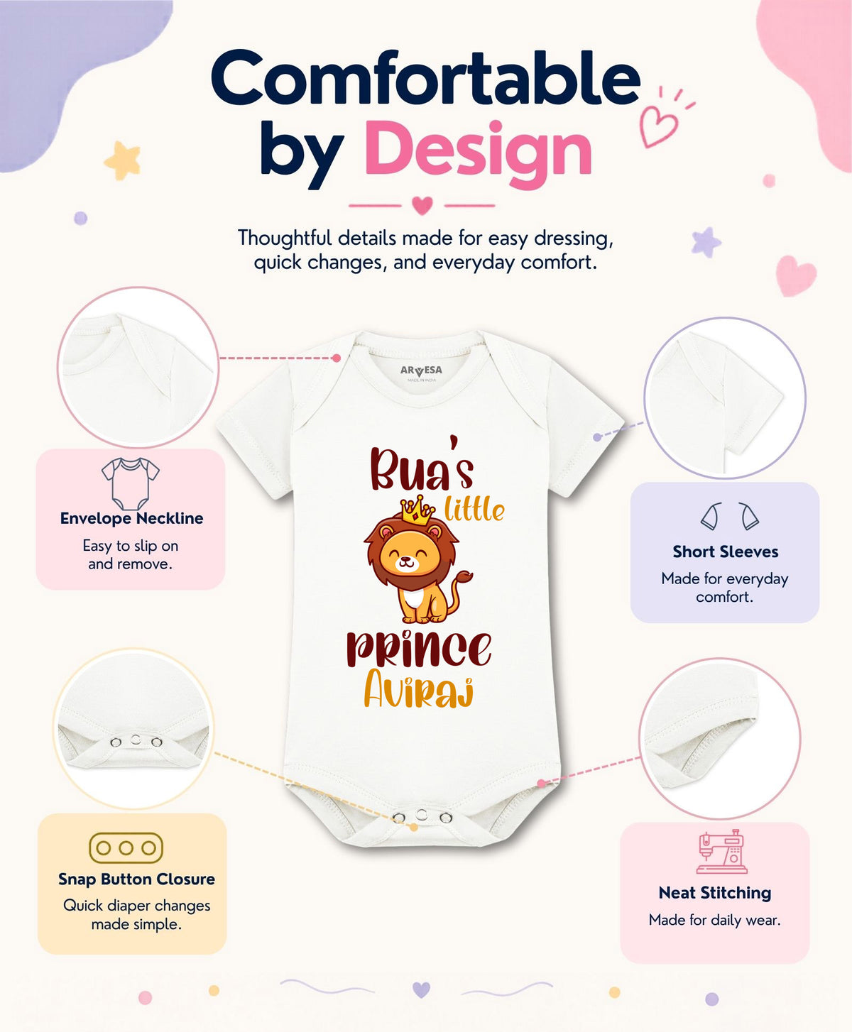 Yes | Bua Little Prince - Romper