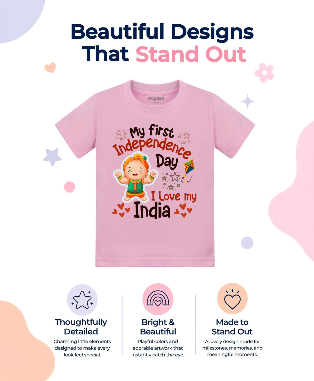 No | My First Independence Day - T-shirt
