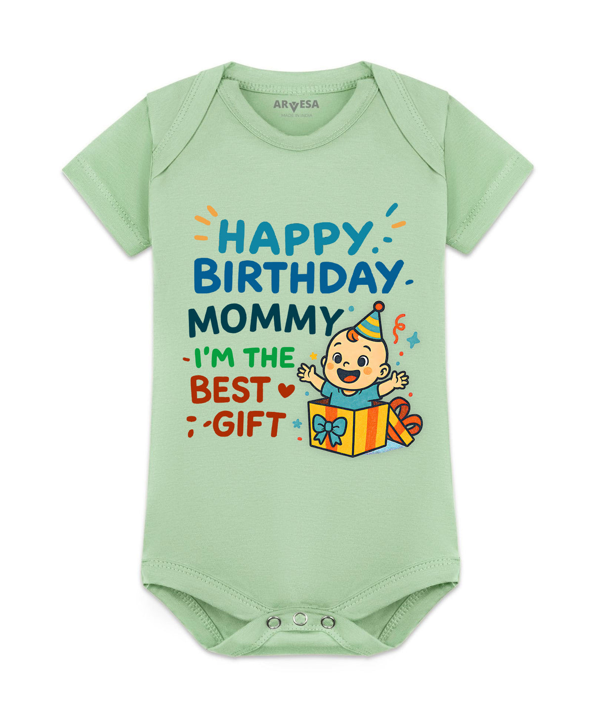 No | Happy Birthday Mommy I'm The Best Gift Mom Birthday - Romper