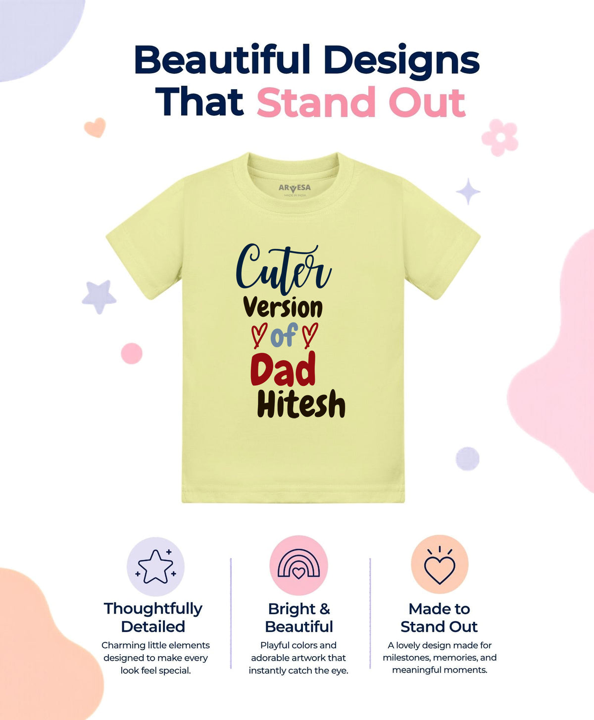Yes | Cuter Version Of Dad - T-shirt