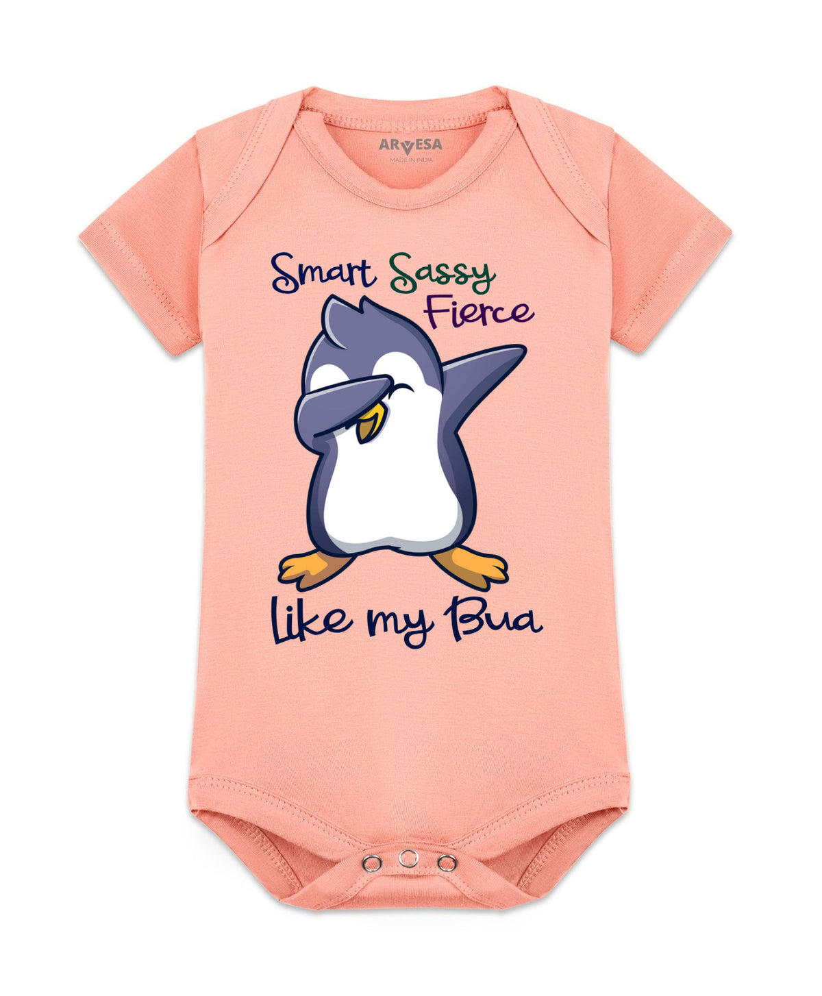 No | Smart Sassy Like My Bua - Romper