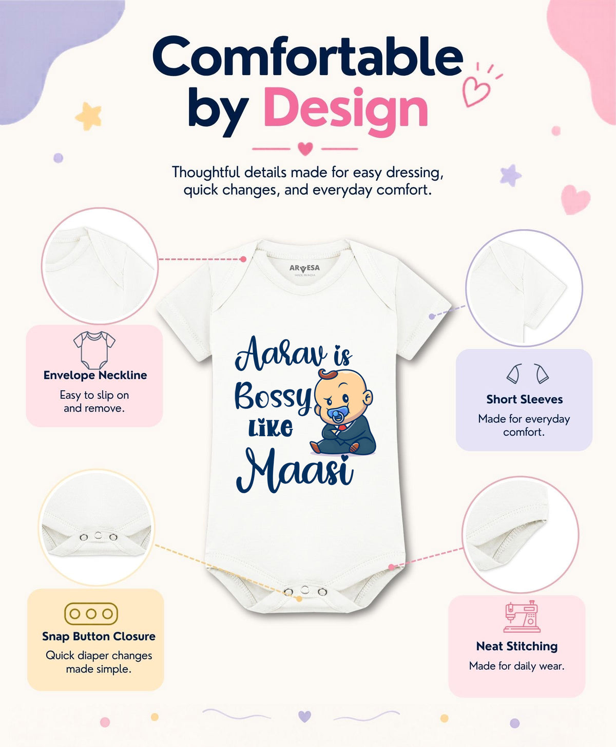 Yes | Bossy Like My Maasi - Romper