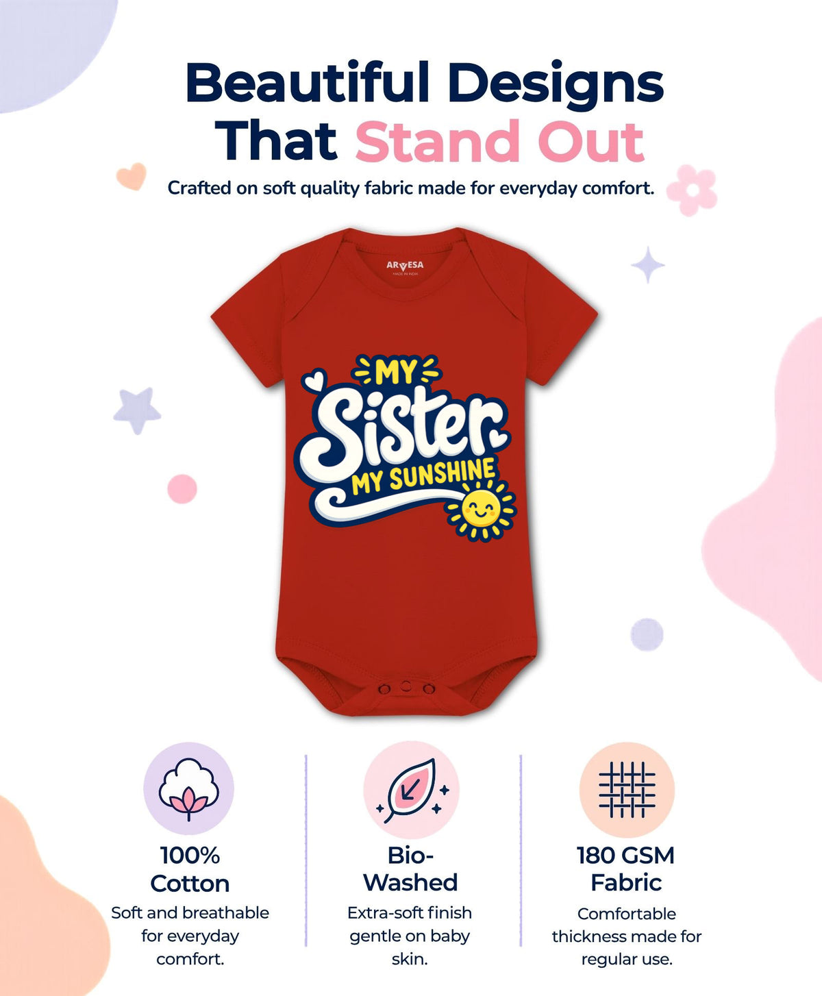 My Sister My Sunshine - Romper