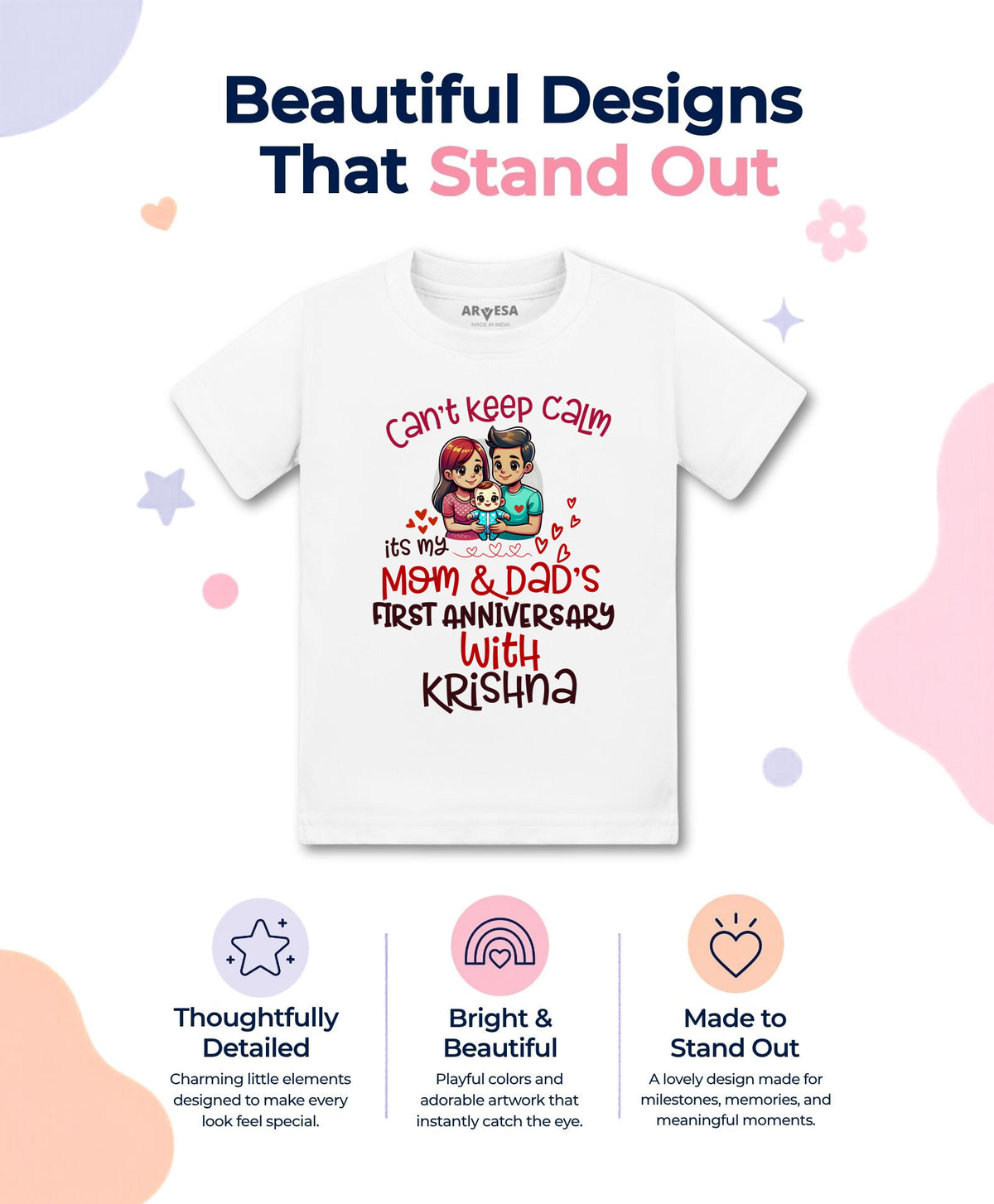 Yes | First Anniversary With Mom And Dad Mom Dad Anniversary - T-shirt