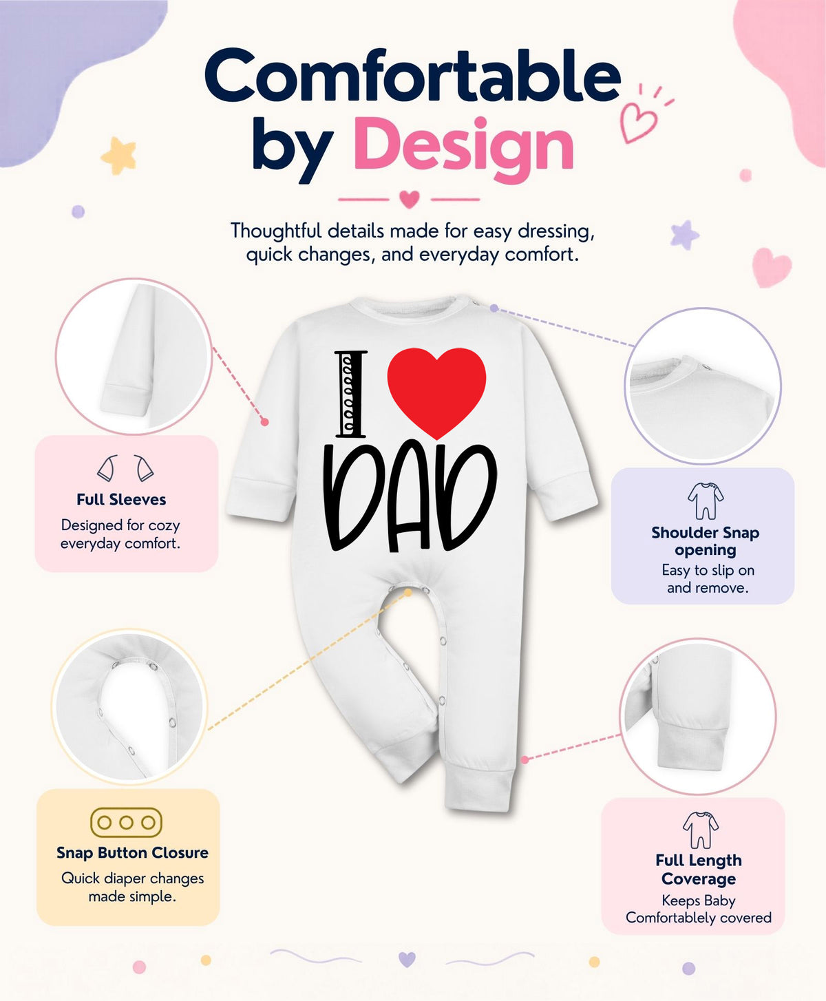 No | I Love Dad - Jumpsuit