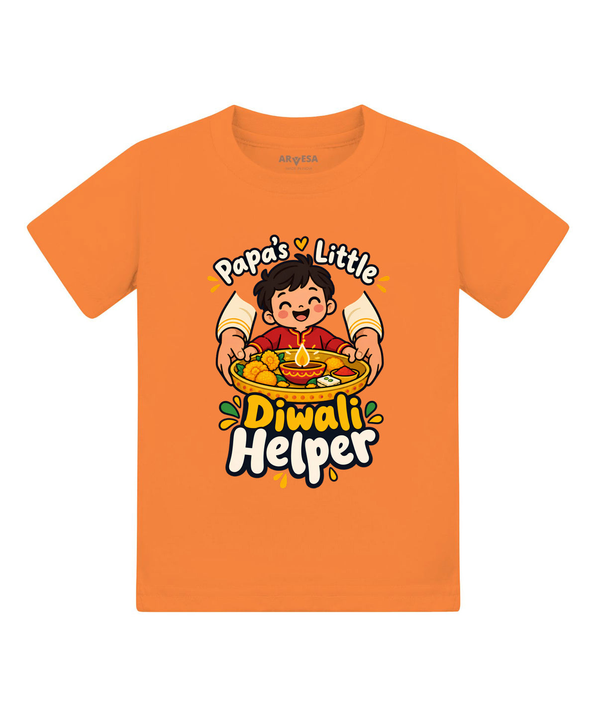 Papa's Little Diwali Helper - T-shirt