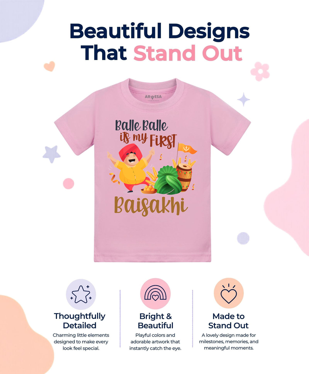 No | Happy Baisakhi - T-shirt