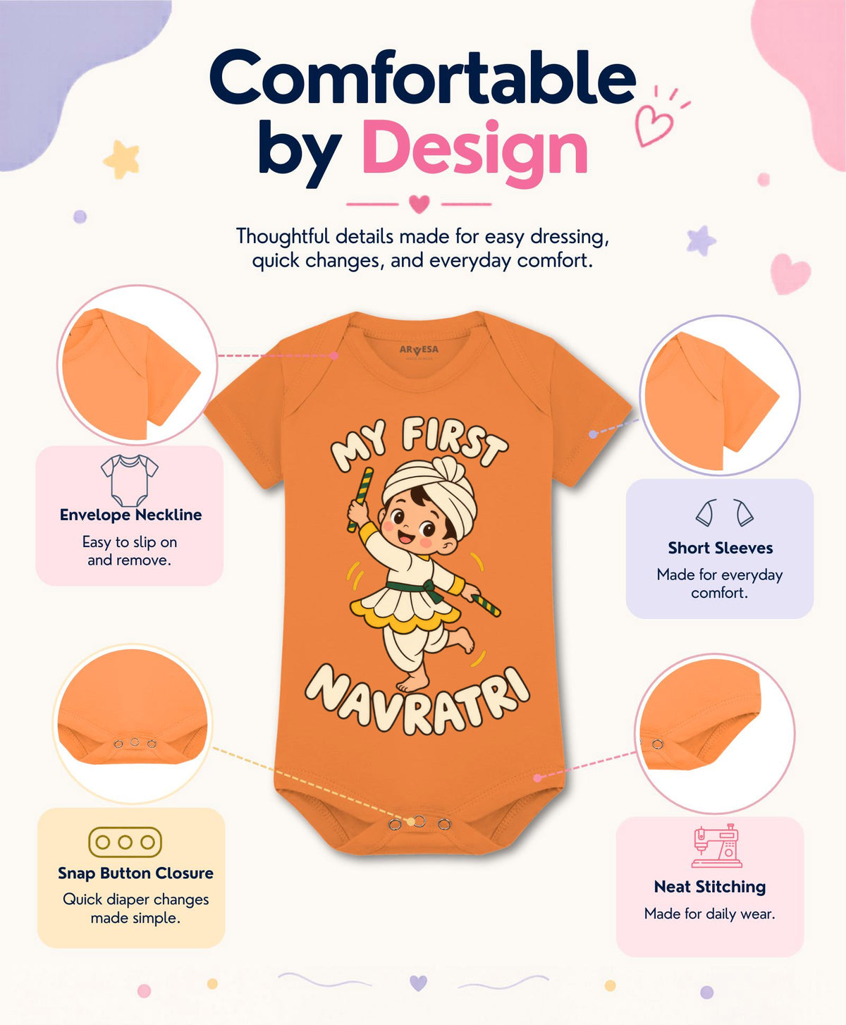 No | My First Navratri - Romper
