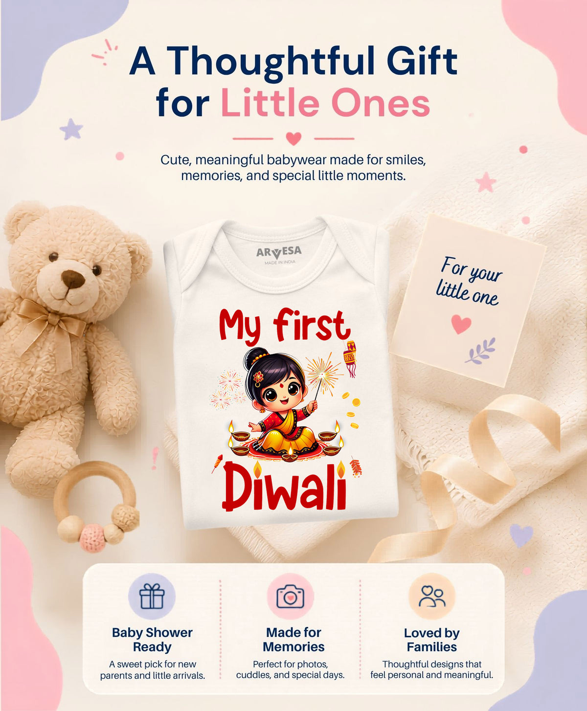 No | My First Diwali - Romper
