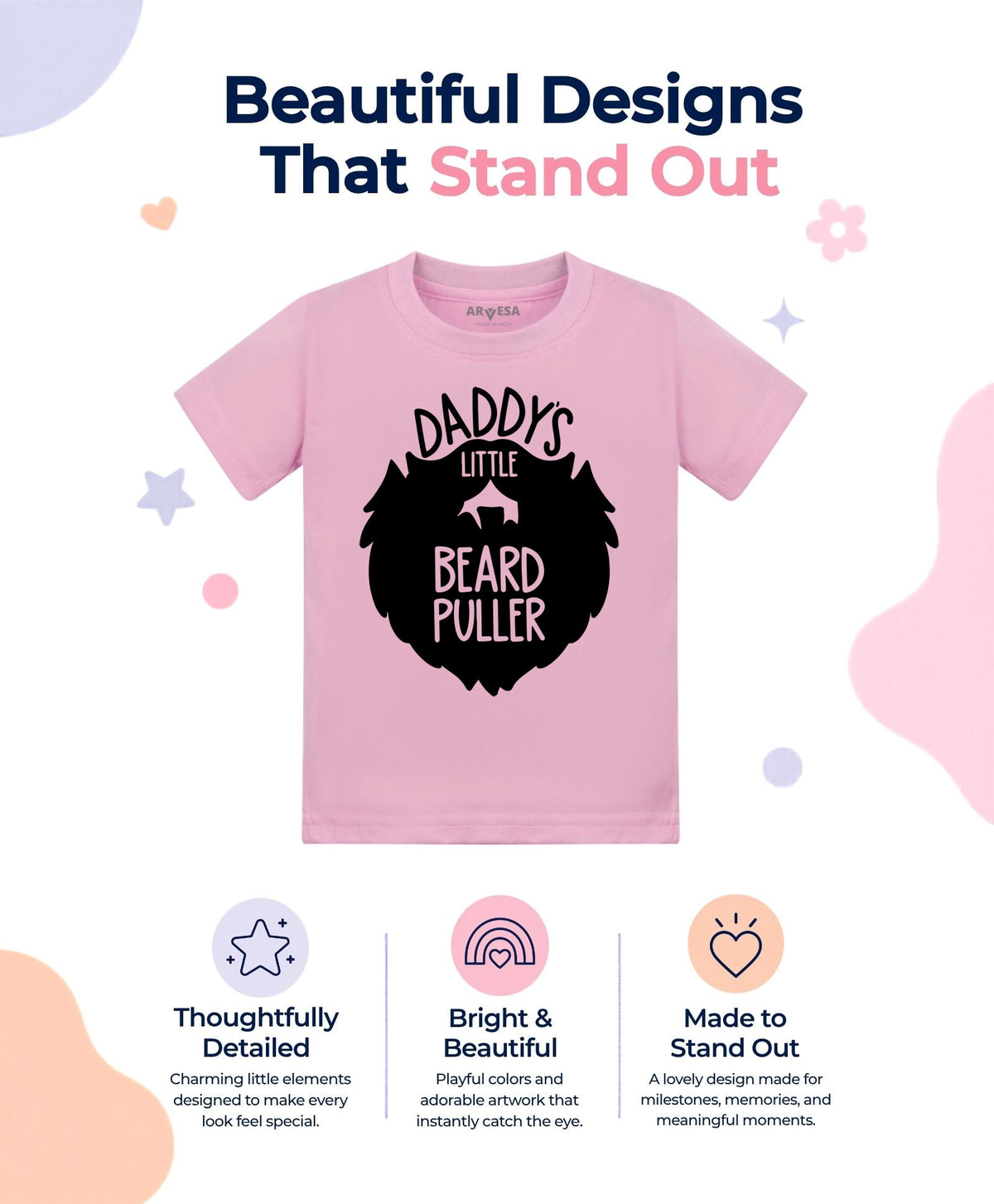 No | Daddy Little Beard Puller - T-shirt