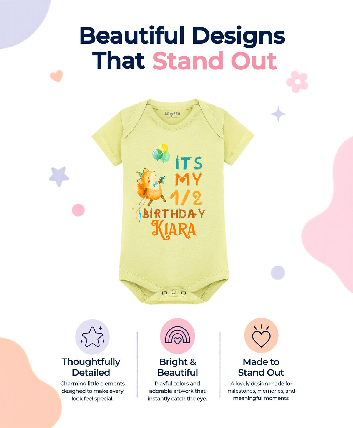 Yes | Half Birthday - Romper