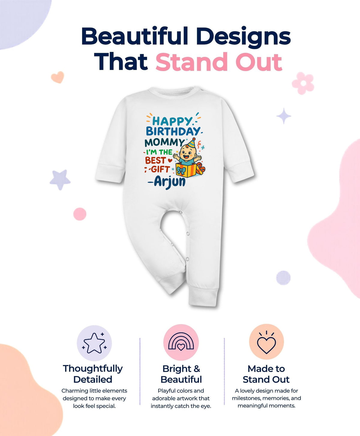 Yes | Happy Birthday Mommy I'm The Best Gift Mom Birthday - Jumpsuit