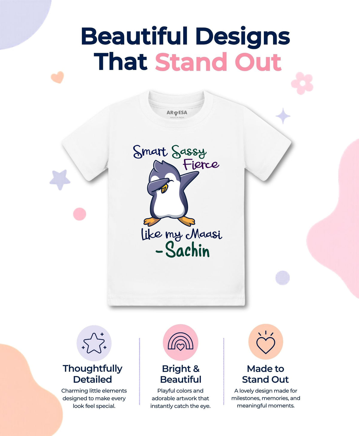 Yes | Smart Sassy Like My Maasi - T-shirt