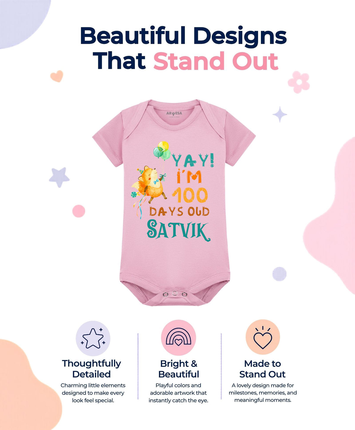 Yes | 100 Days Birthday - Romper
