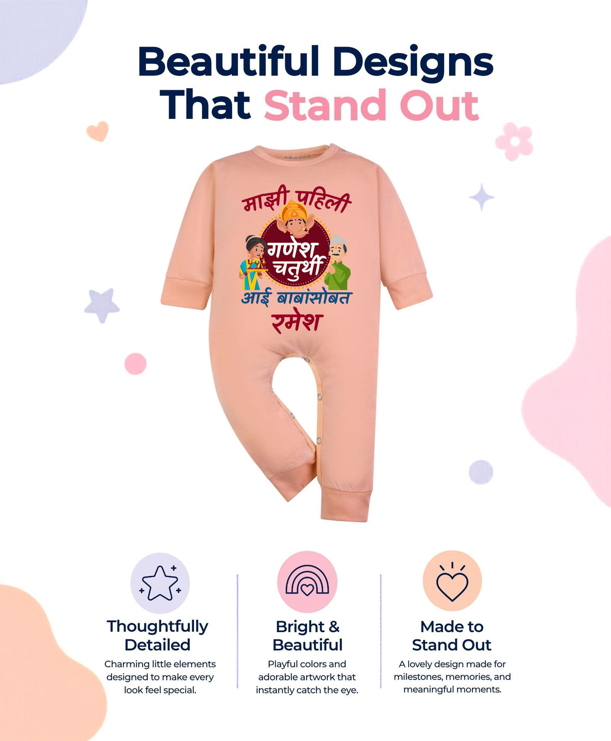 Yes | My First Ganesh Chaturthi - Jumpsuit