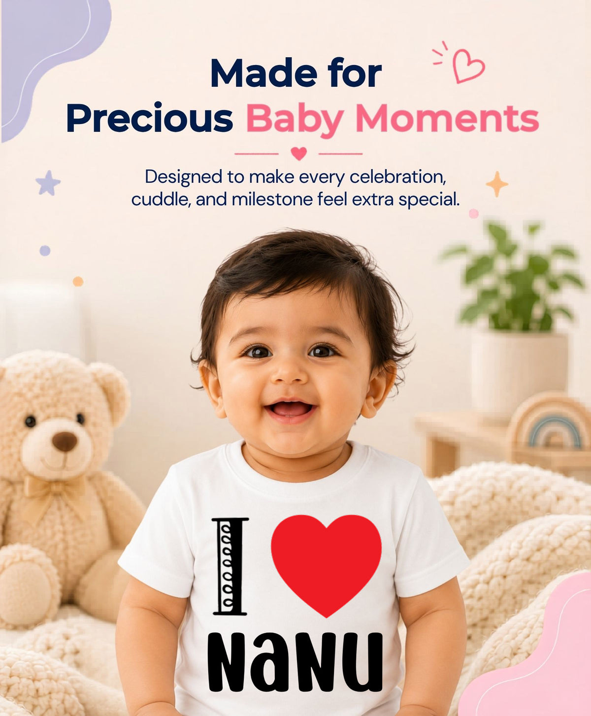 No | I Love Nanu Nana Nani - T-shirt