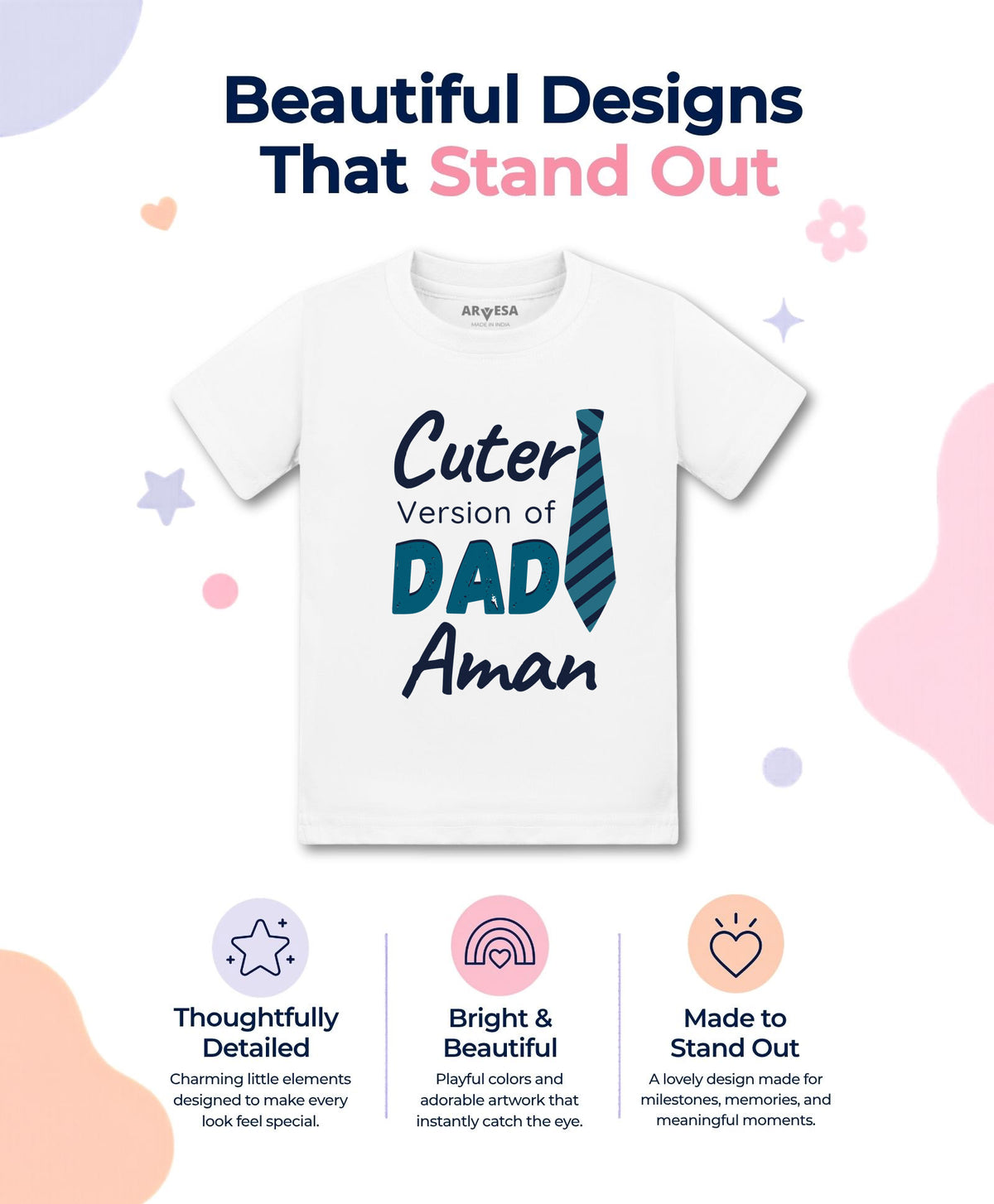 Yes | Cutest Version Of Dad - T-shirt