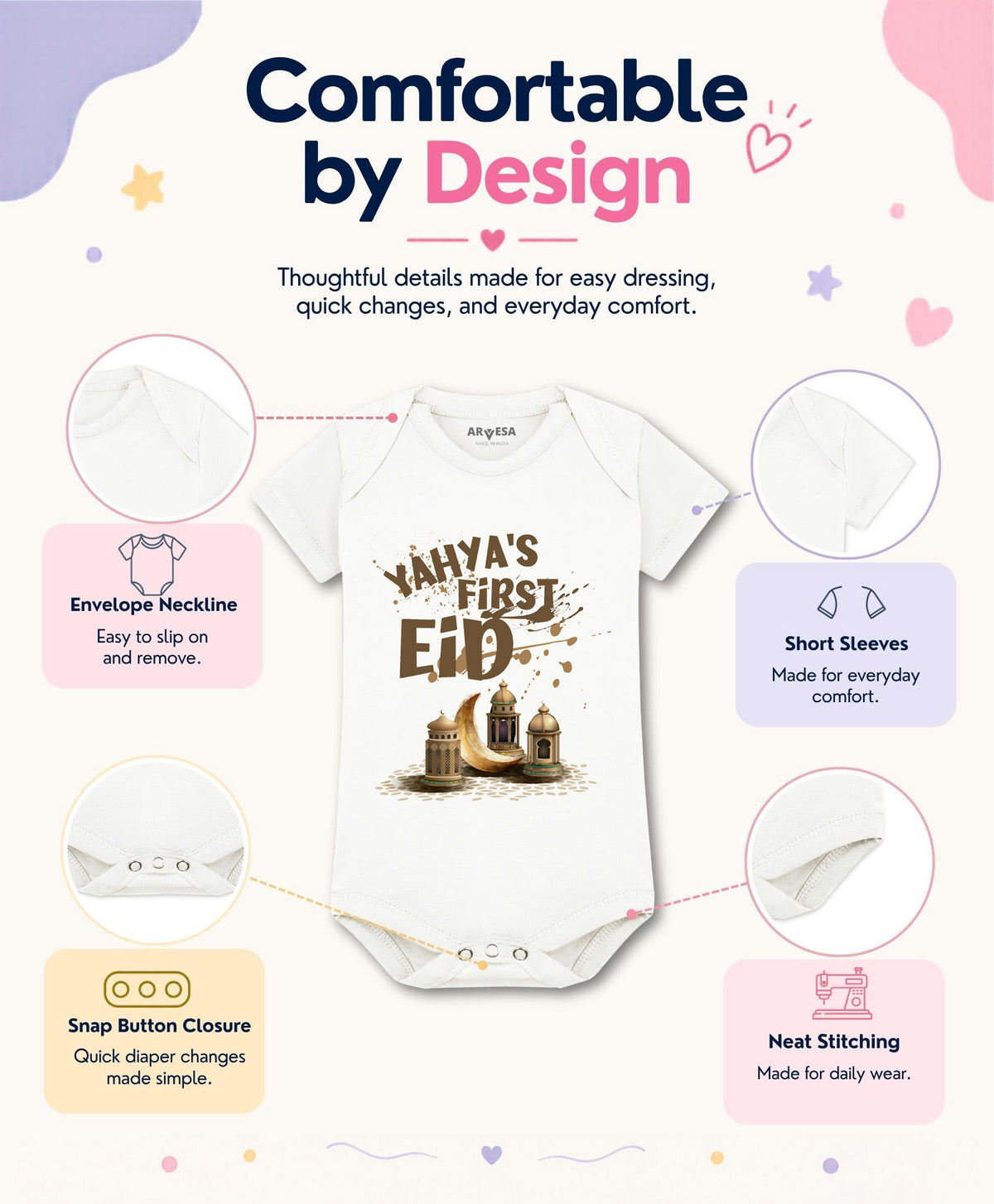 Yes | My First Eid - Romper
