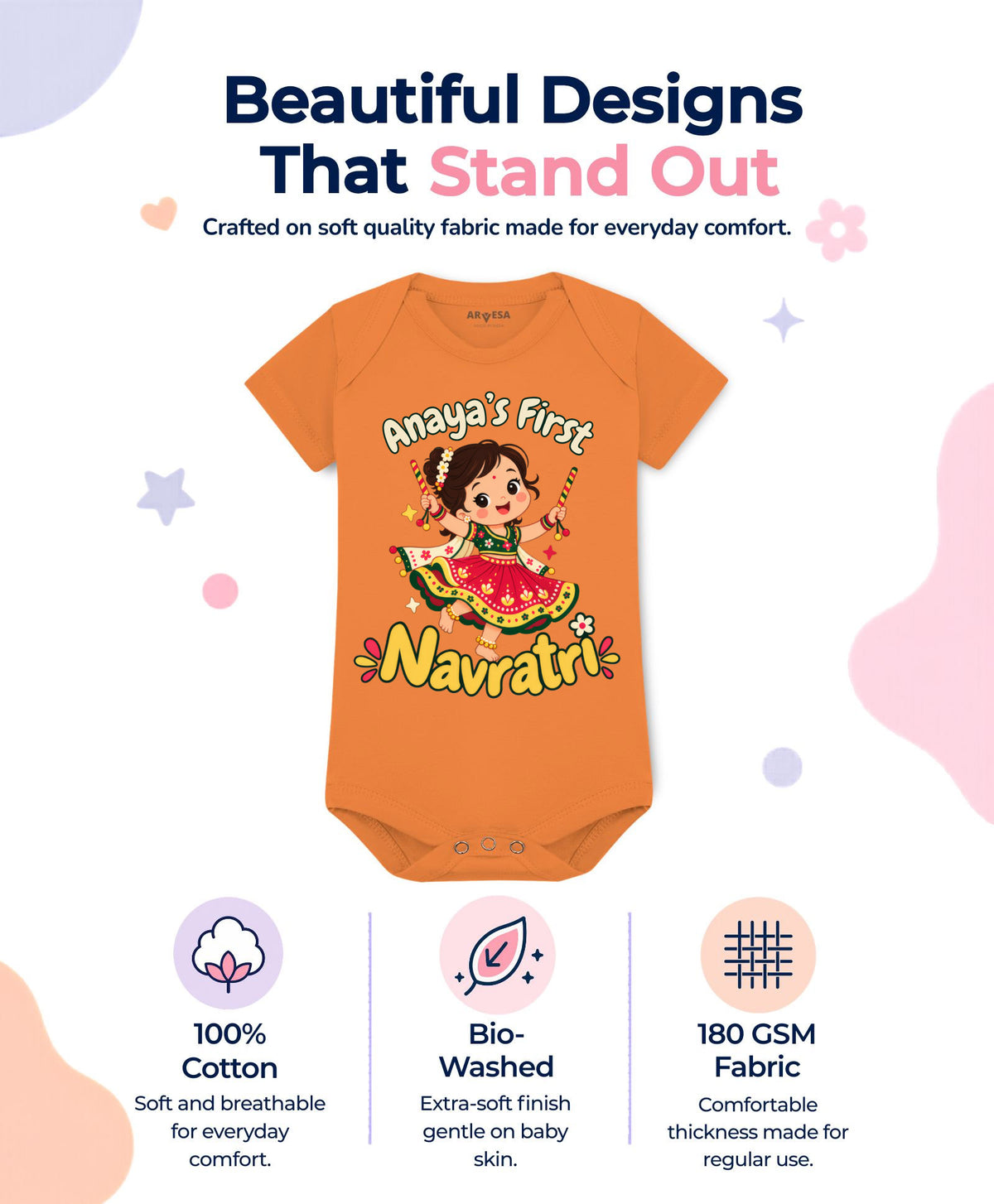 Yes | My First Navratri - Romper
