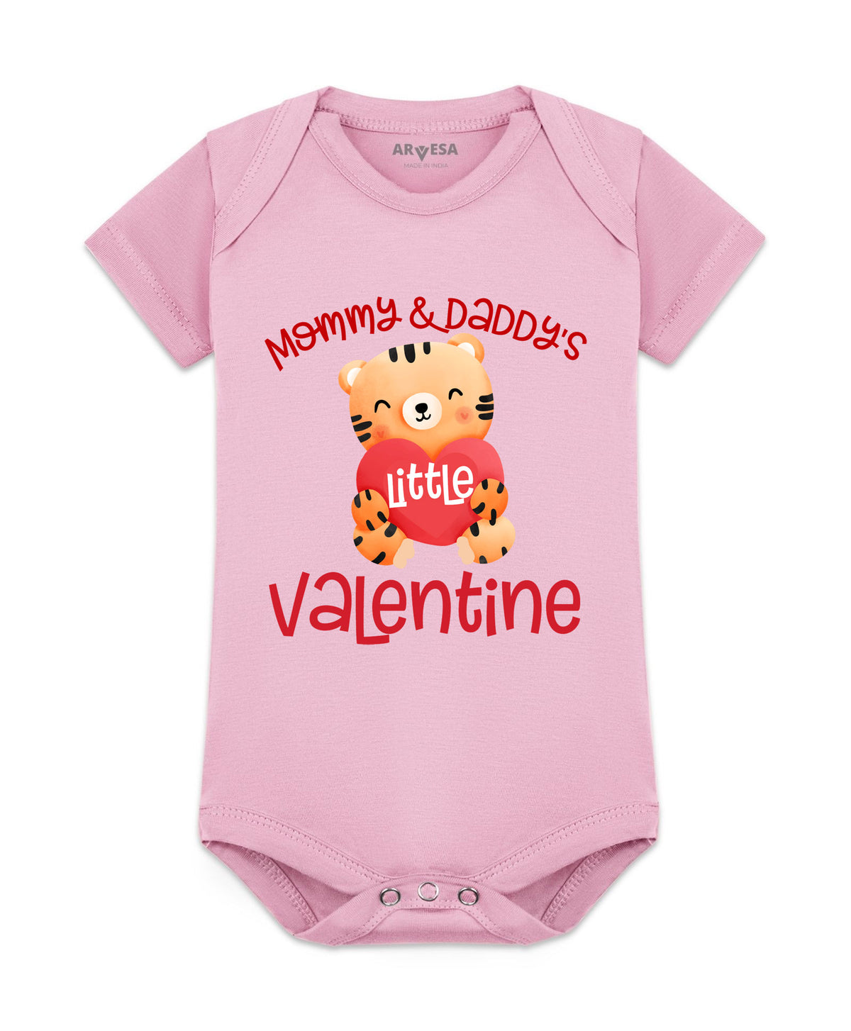 No | Mommy And Daddy Valentine - Romper