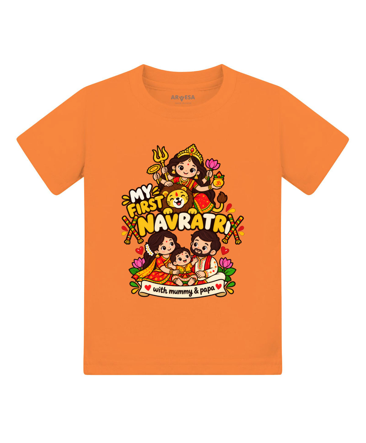 No | My First Navratri with Mummy & Papa - T-shirt