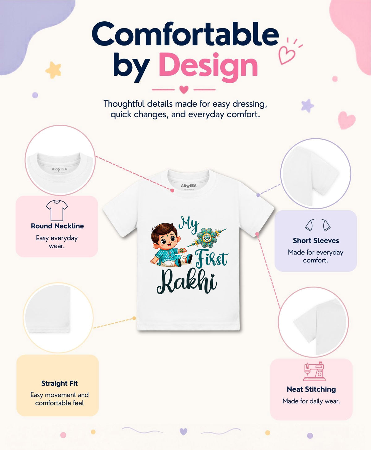 No | My First Rakhi - T-shirt