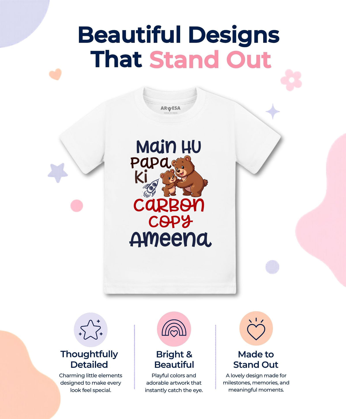 Yes | Mai Hu Papa Ki Carbon Copy Dad - T-shirt