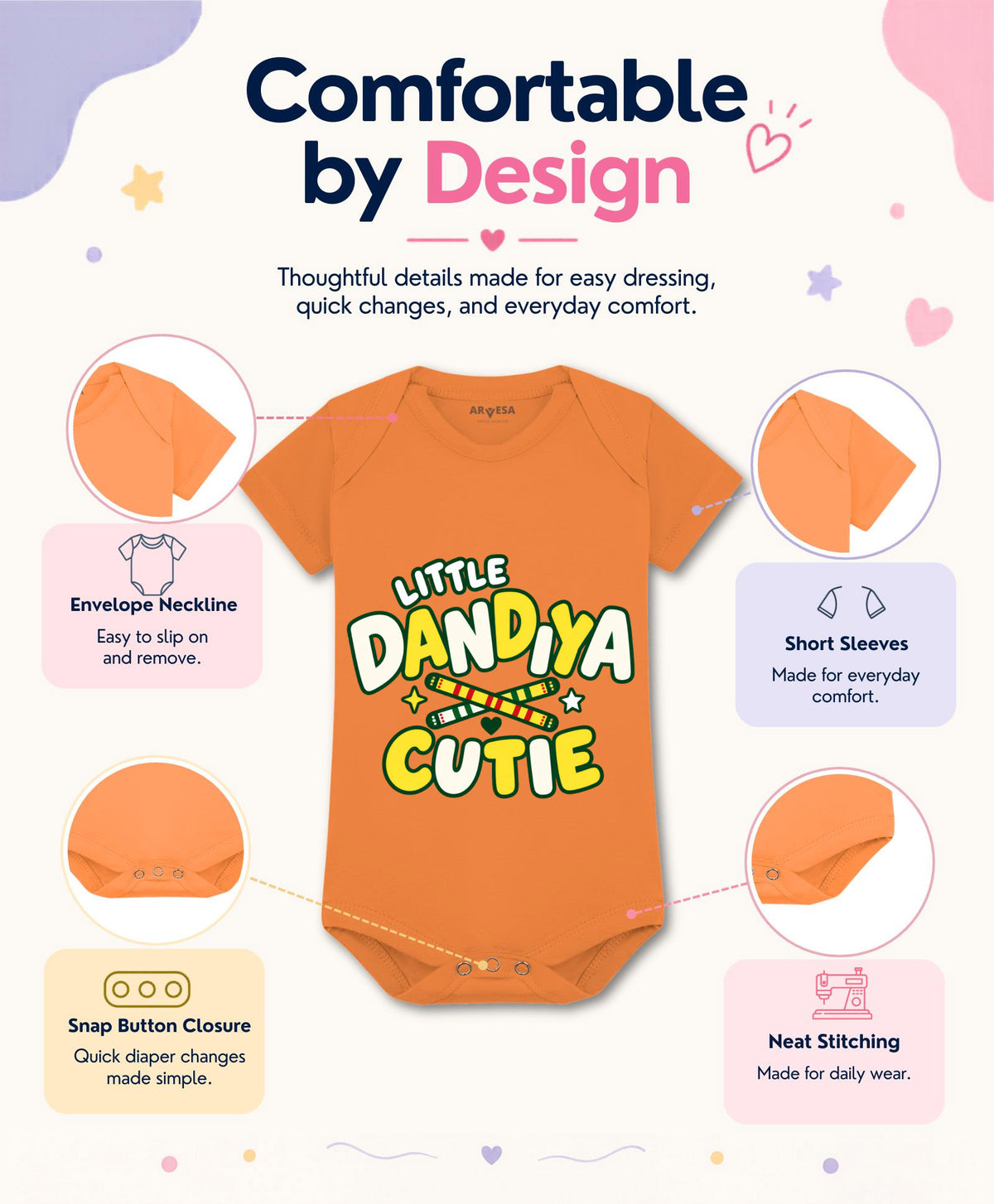 Little Dandiya Cutie Navratri - Romper