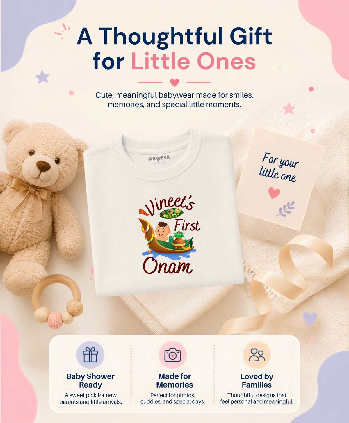 Yes | My First Onam - T-shirt