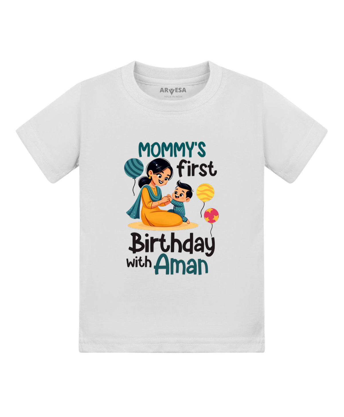 Yes | Mommy First Birthday With Me Mom Birthday - T-shirt