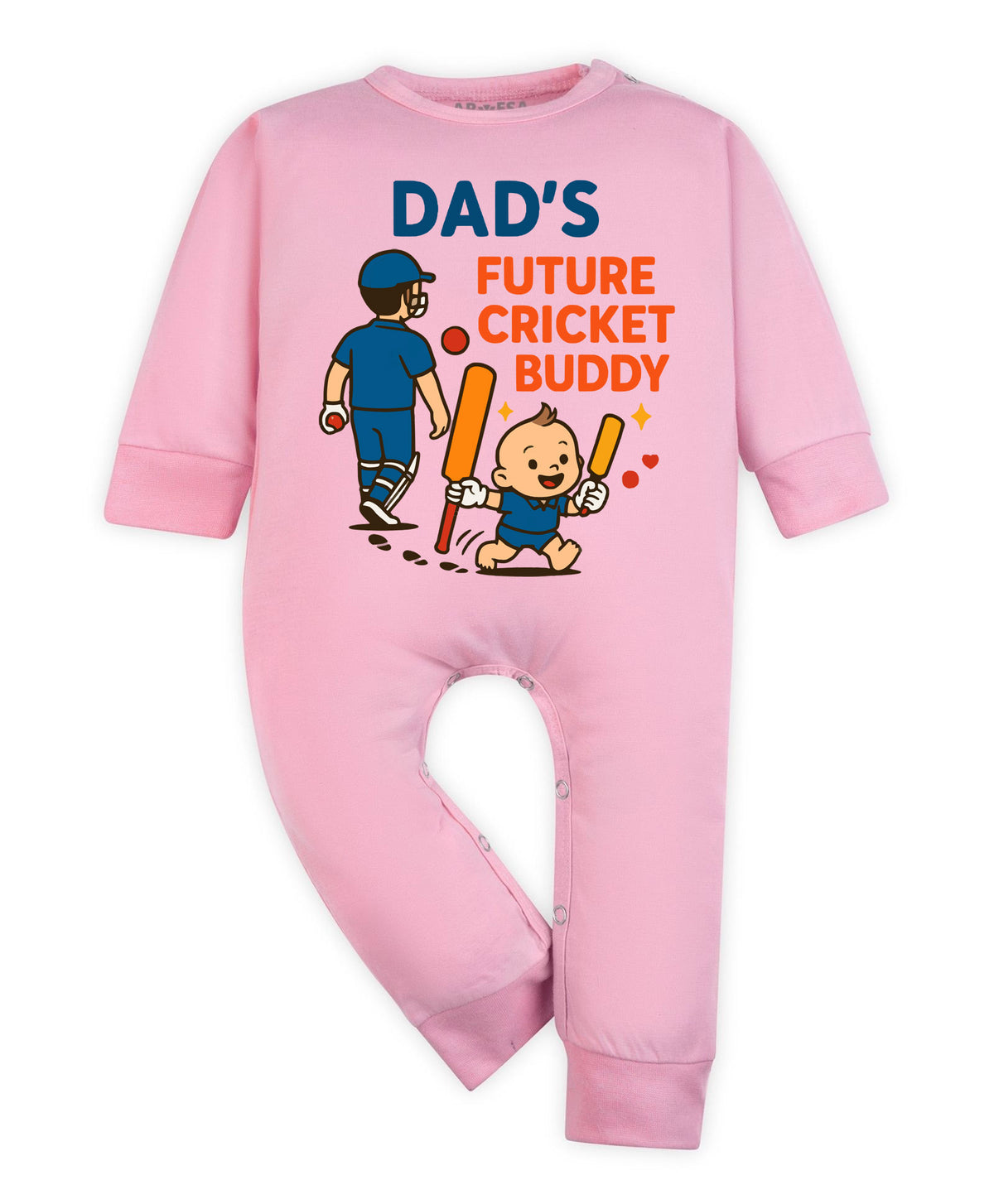 No | Dad's Future Cricket Buddy - Jumpsuit