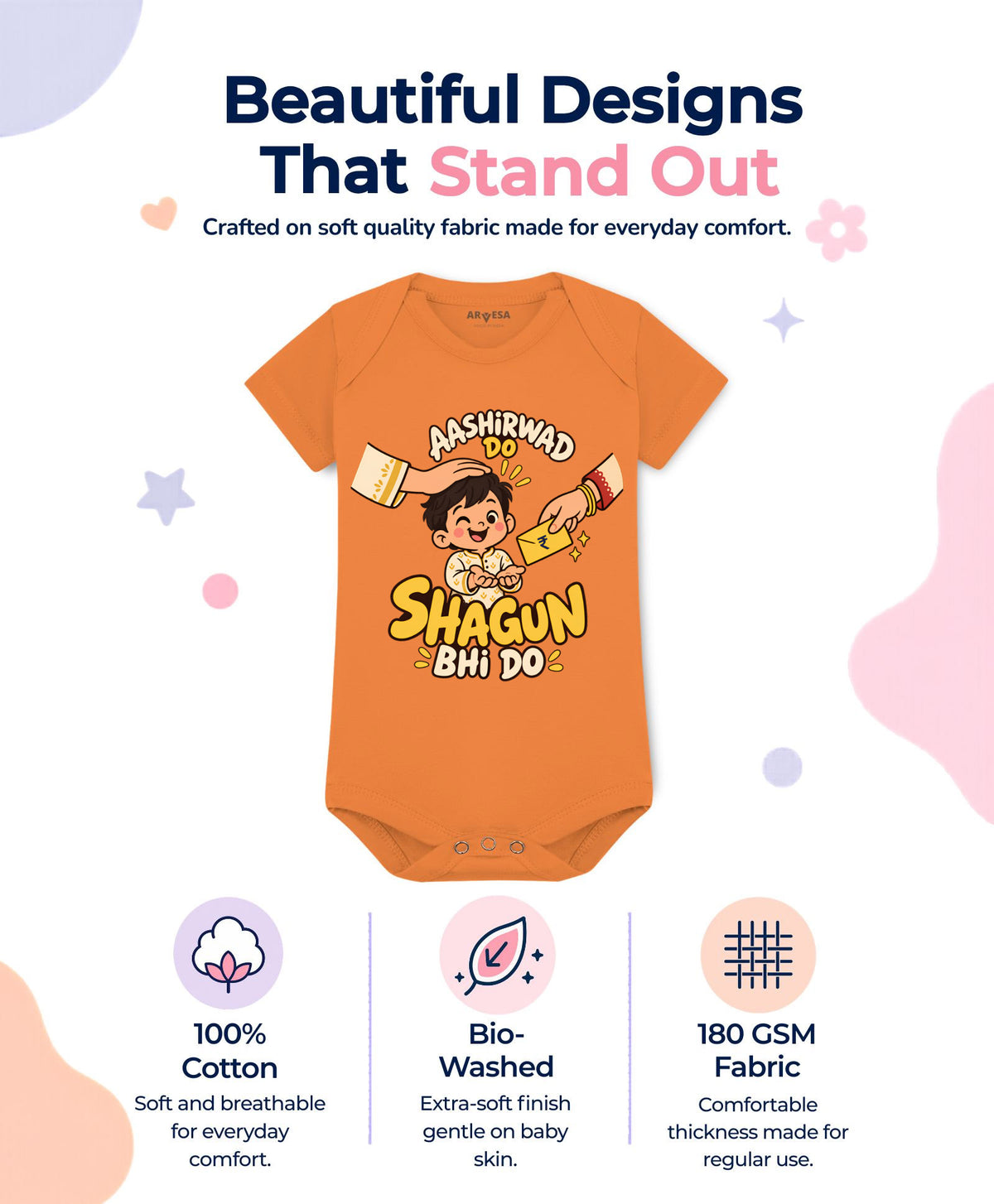 Aashirwad Do Shagun Bhi Do Diwali - Romper