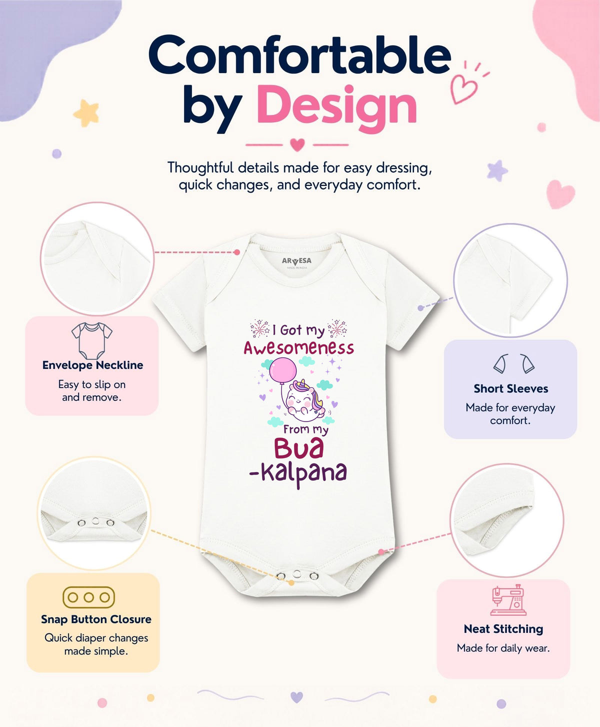 Yes | I Got Awesomeness From Bua - Romper