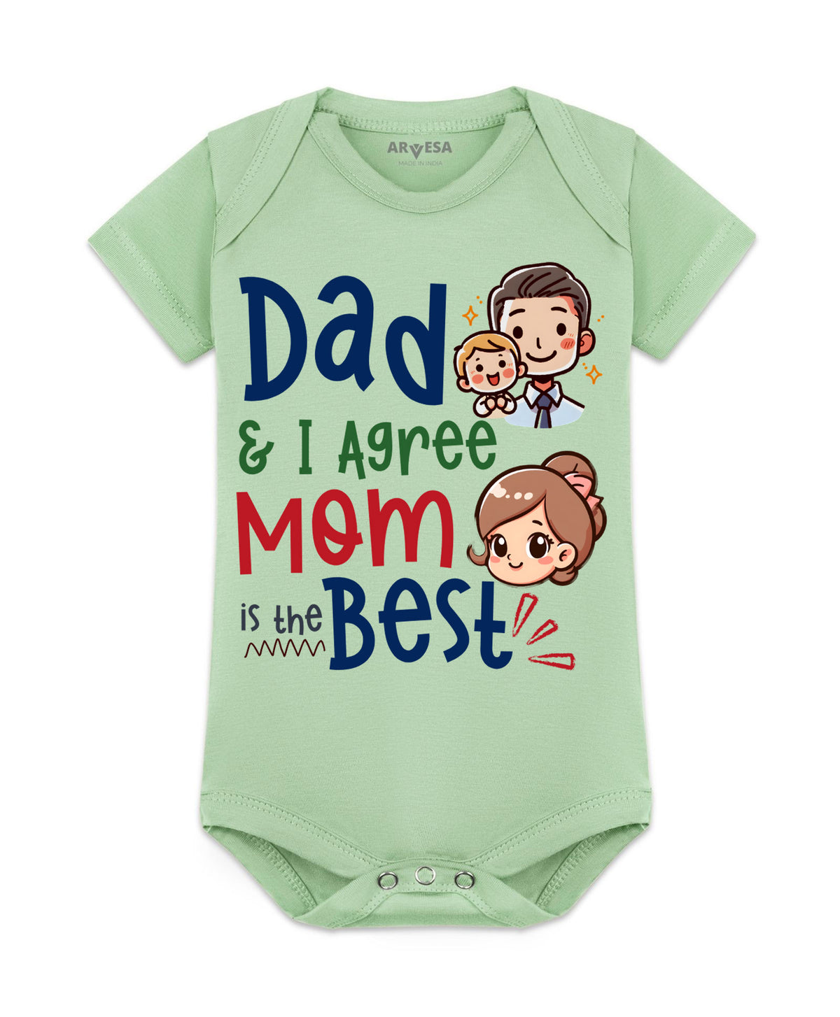 No | Daddy & I Agree Mommy Is Best - Romper