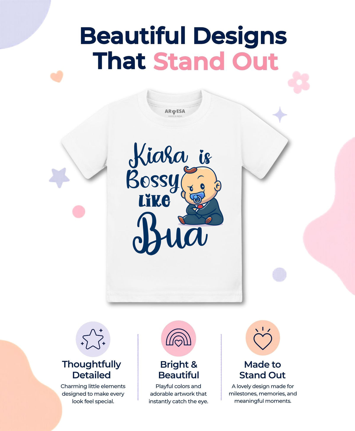 Yes | Bossy Like My Bua - T-shirt