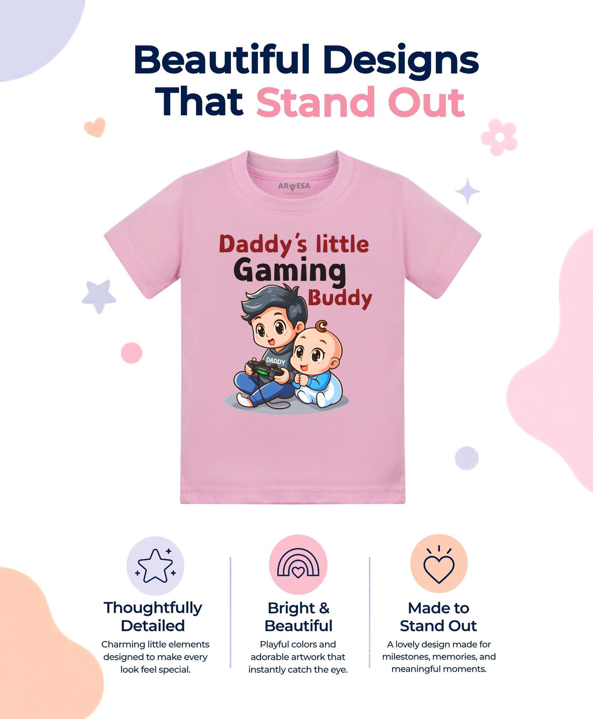 No | Daddy Little Gaming Buddy - T-shirt
