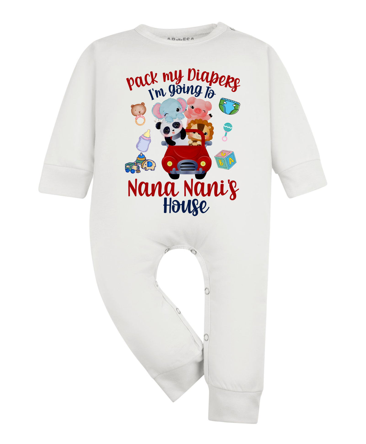 No | I Am Going To Nana Nani House - Jumpsuit