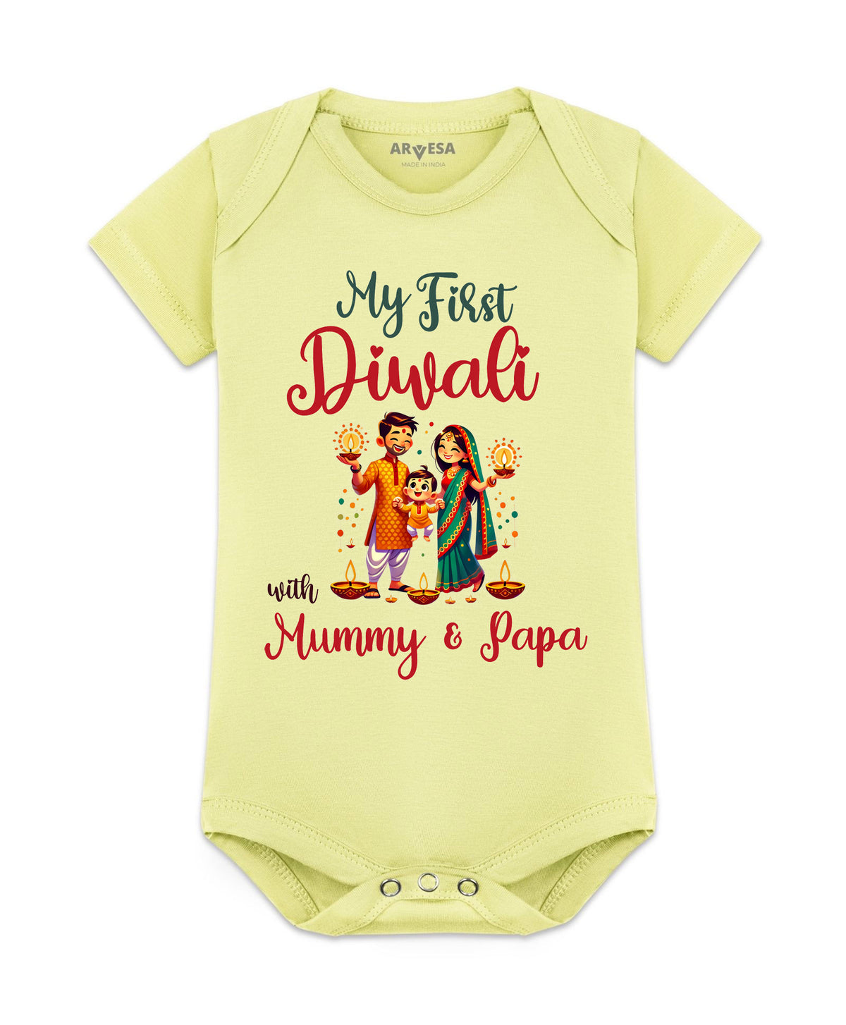 No | My First Diwali - Romper