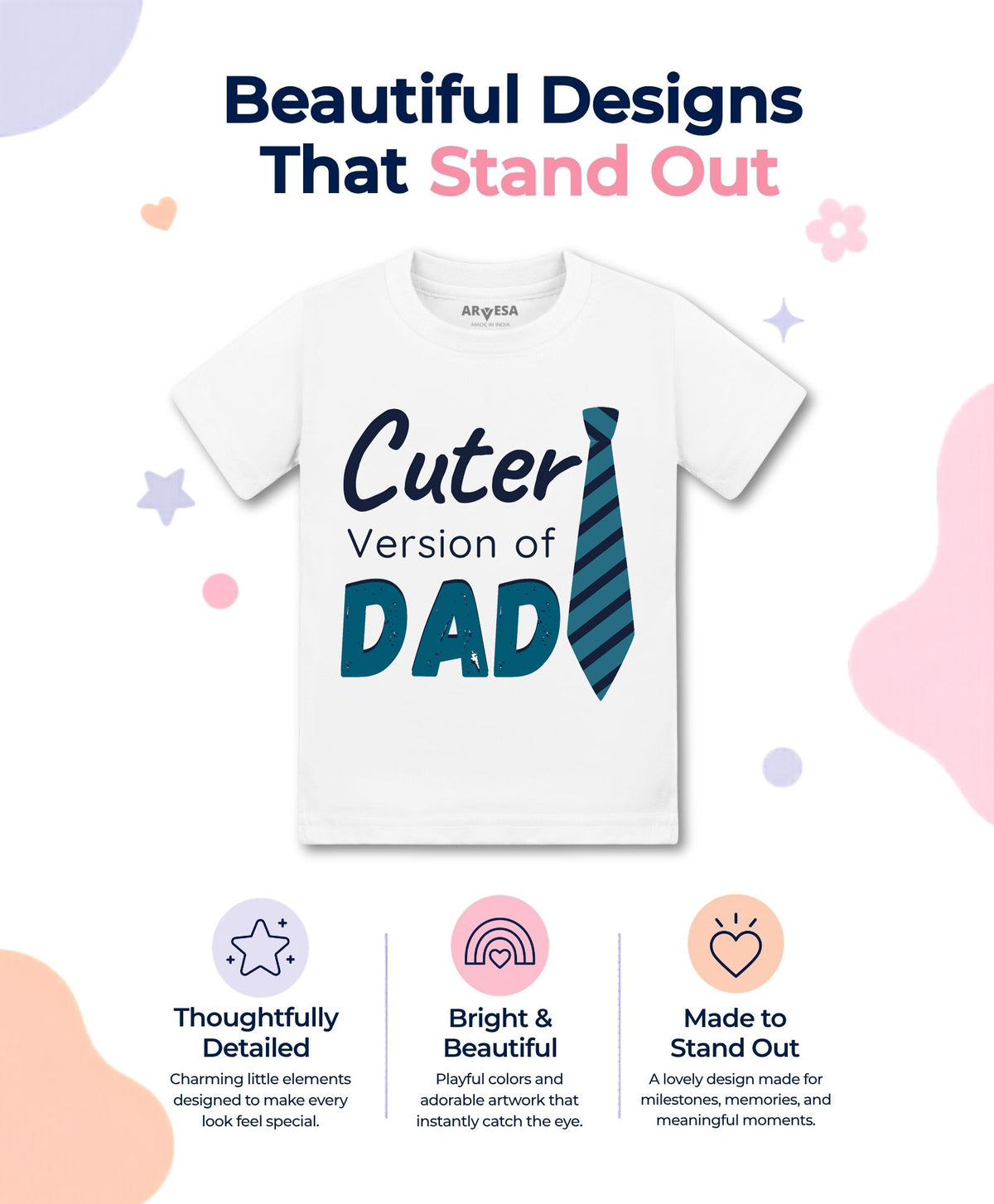 No | Cutest Version Of Dad - T-shirt