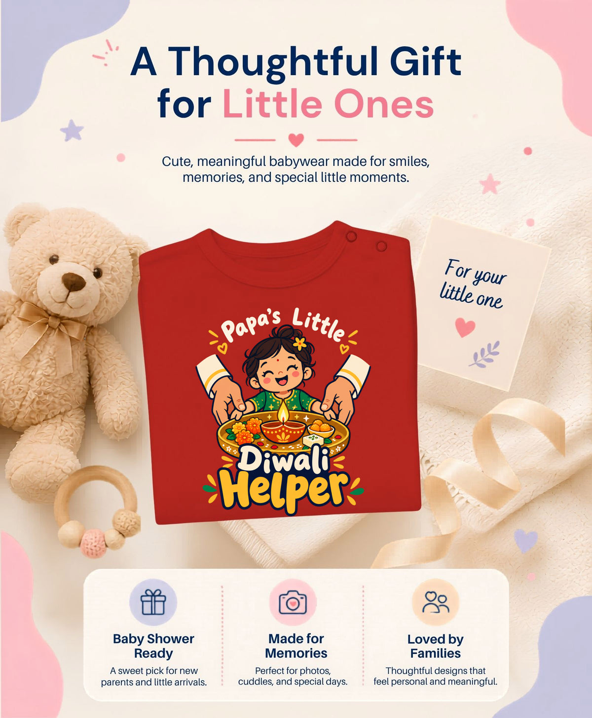 Papa's Little Diwali Helper - Jumpsuit