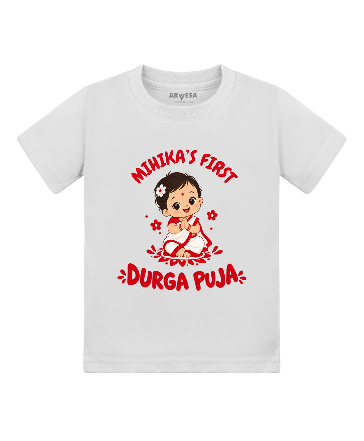 Yes | My First Durga Puja - T-shirt