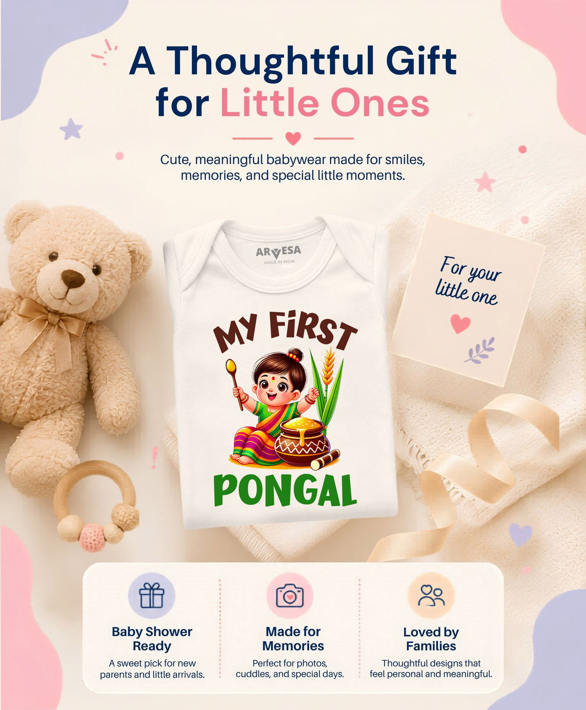 No | My First Pongal - Romper