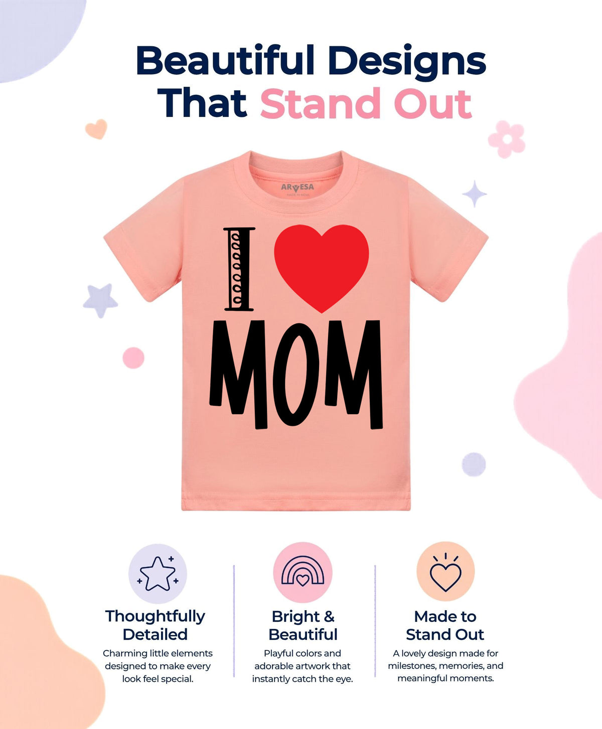 No | I Love Mom - T-shirt