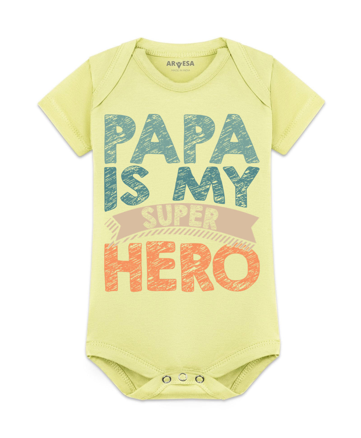 No | Papa Is My Super Hero Dad - Romper
