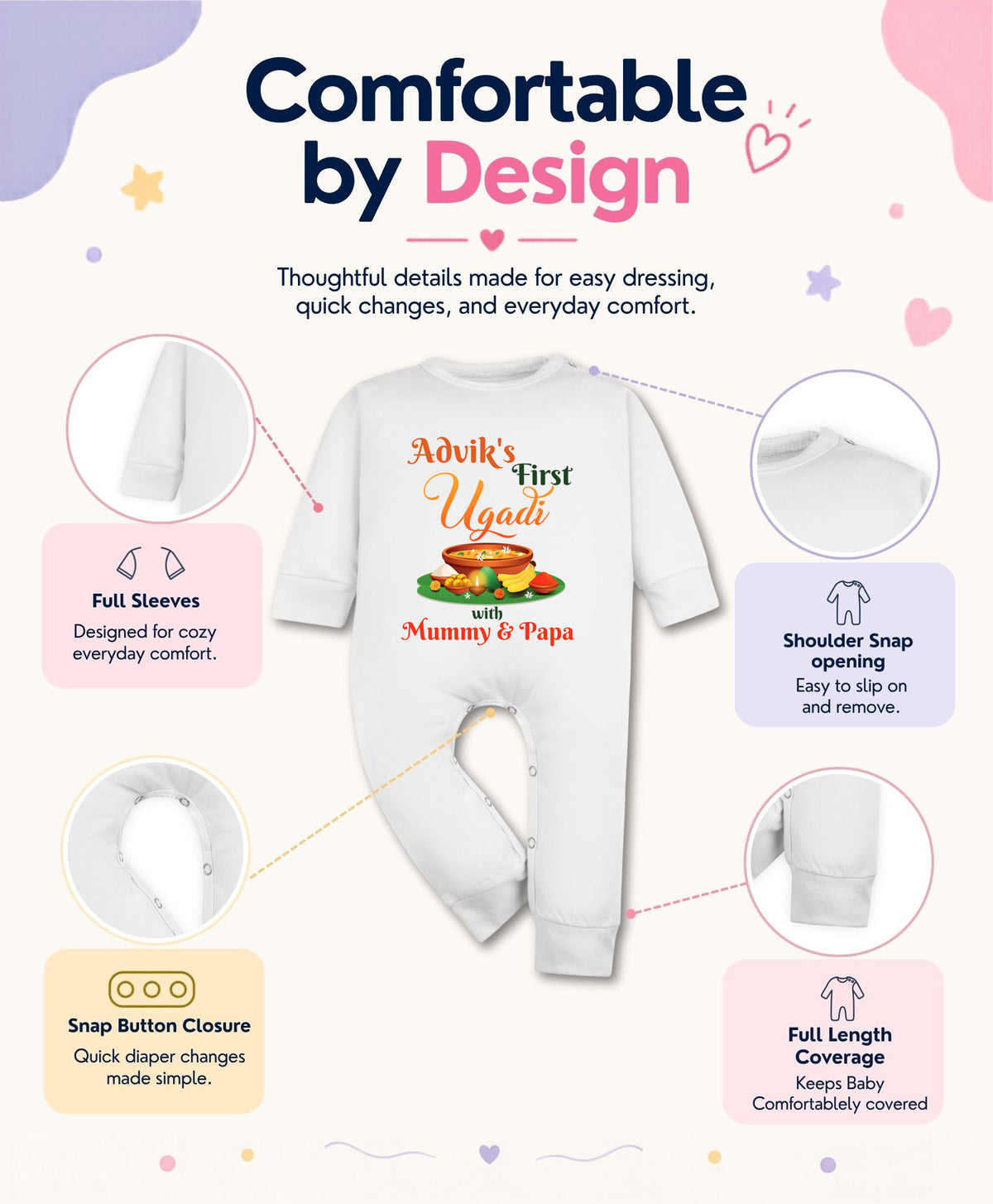 Yes | My First Ugadi - Jumpsuit