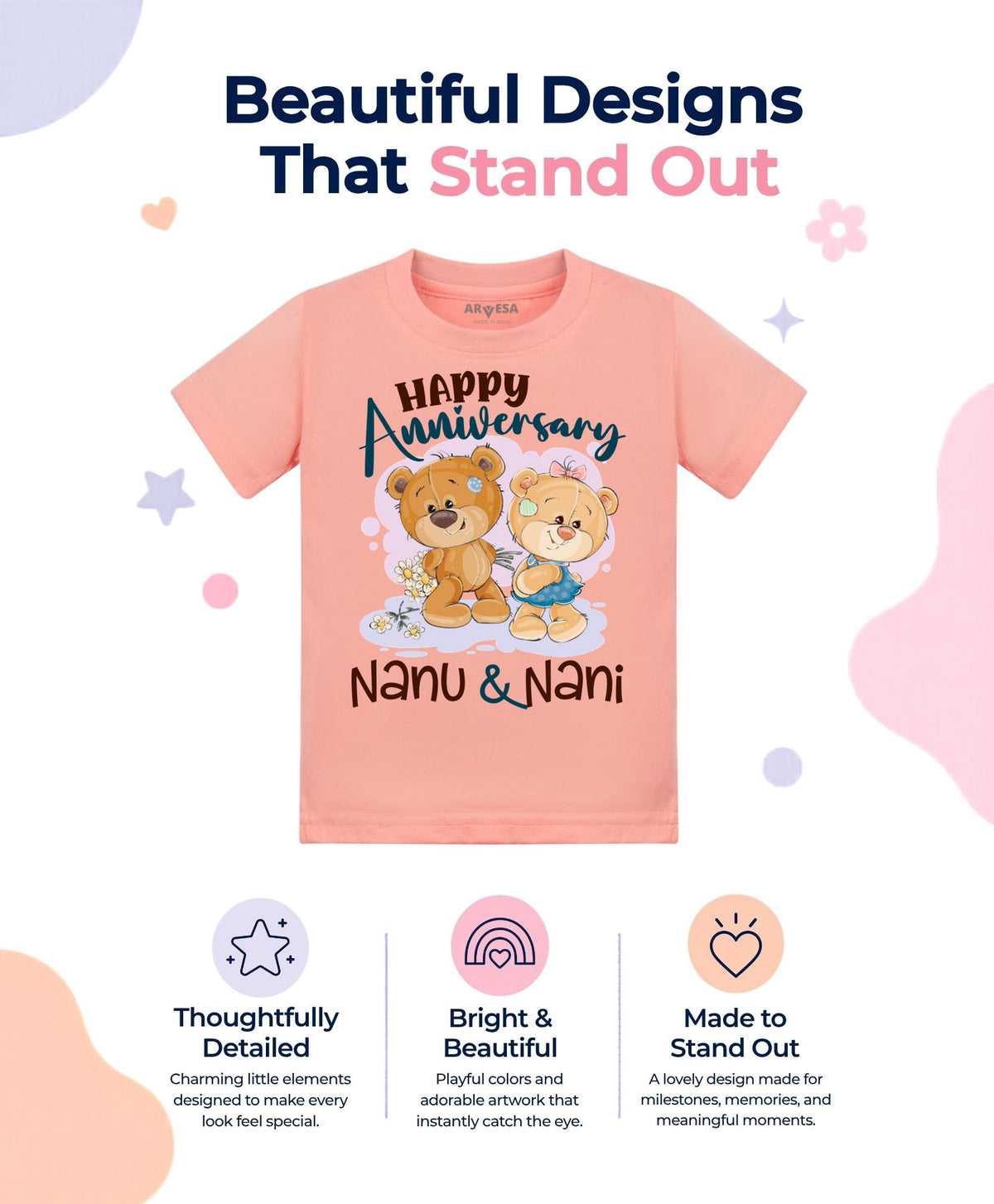 No | Happy Anniversay Nanu & Nani Family Anniversary - T-shirt
