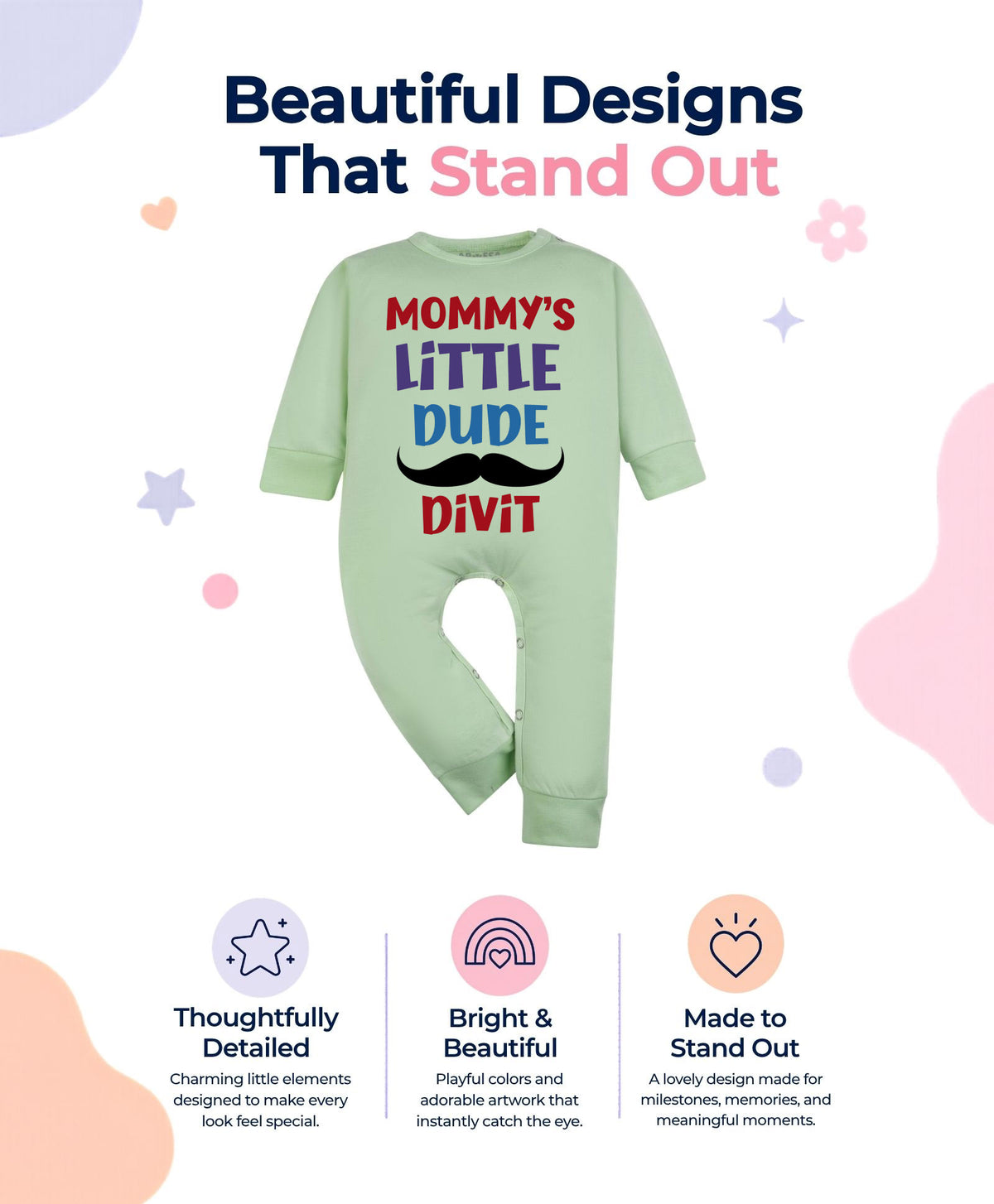 Yes | Mommy Little Dude - Jumpsuit