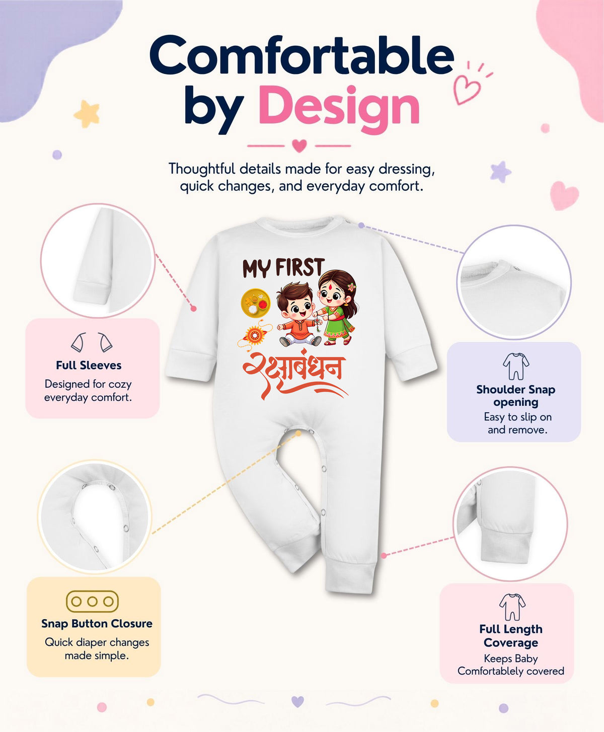 No | My First Rakhi - Jumpsuit